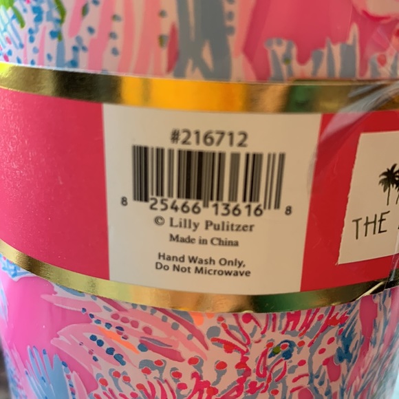 Brand New with Tags Lilly Pulitzer Insulated Tumbler w/ straw in Seaing Things - Picture 5 of 7